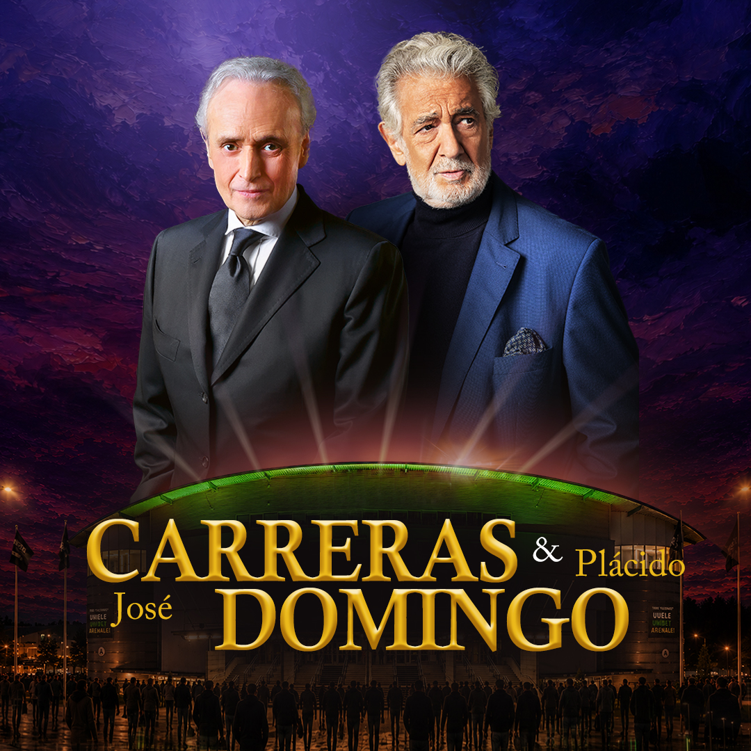 Pl&aacute;cido Domingo and Jos&eacute; Carreras
